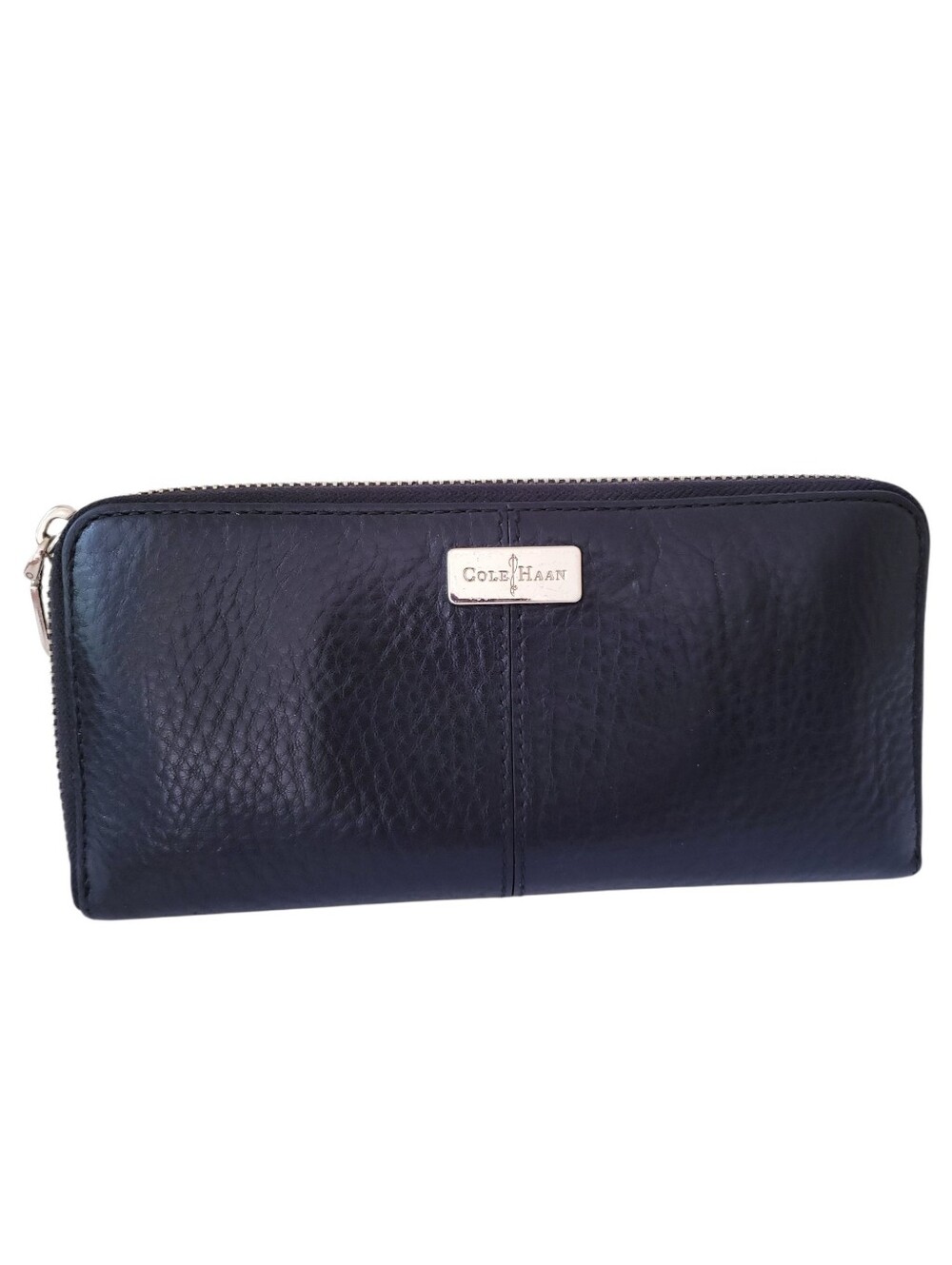 Vintage Cole Haan Black Pebble Leather Wallet